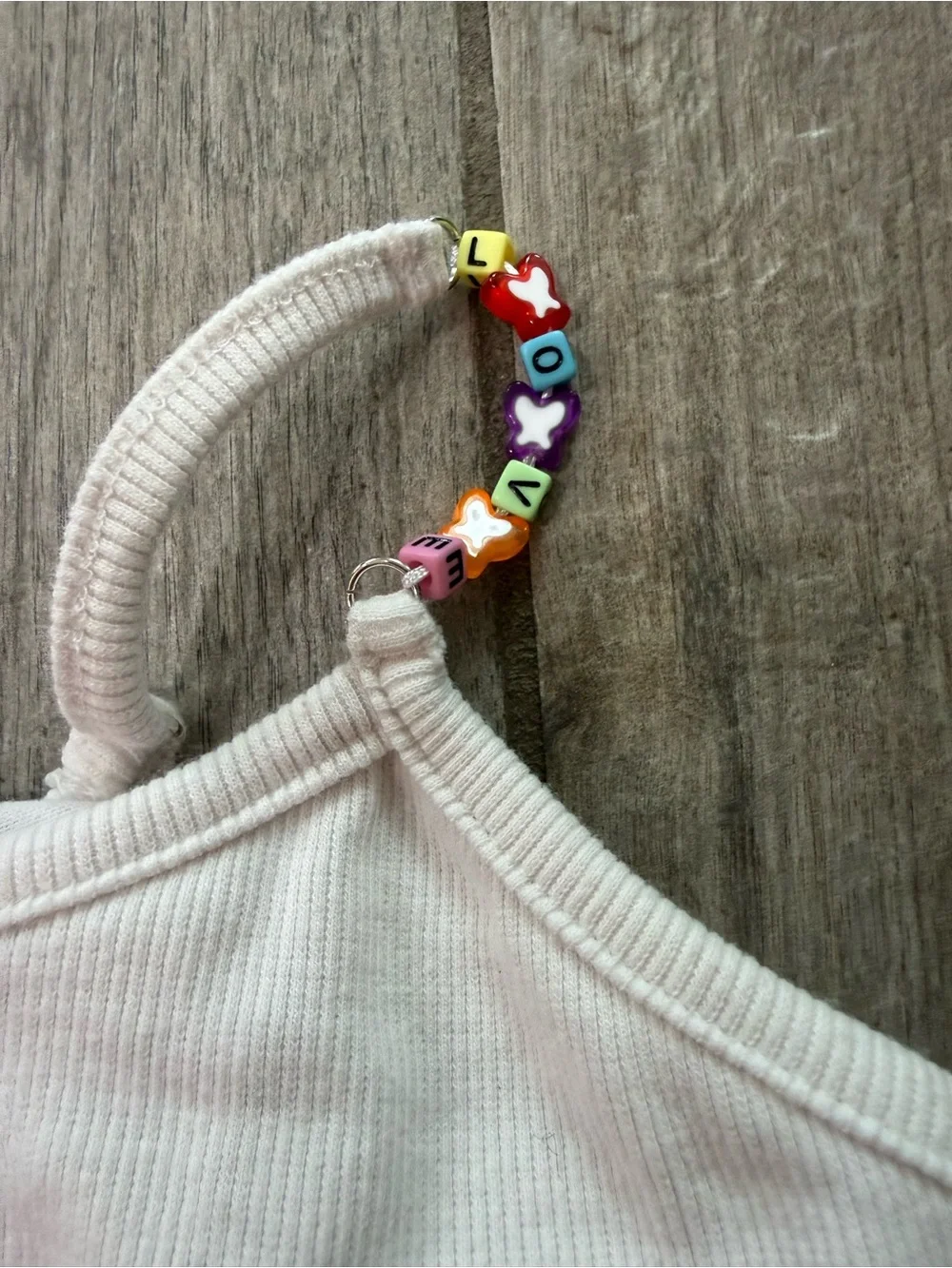 btween White Tank Top with Blue Smiley & Blue Shorts Kids Matching Set - Picture 2 of 3